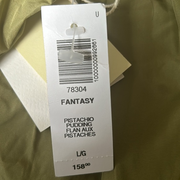 Aritzia Wilfred Fantasy Babydoll
Dress Pistachio Green Puff Sleeve,SZ L NWT - Picture 12 of 12